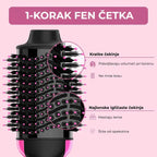 Četka za sušenje i oblikovanje kose 3u1