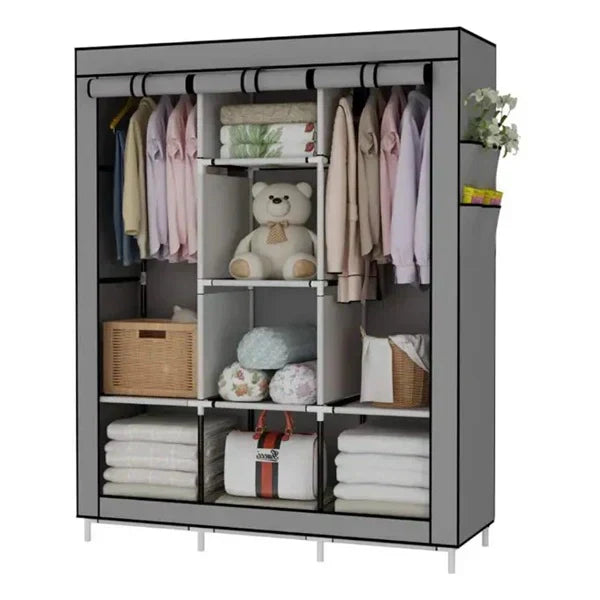 Platneni ormar za garderobu 130x45x175 cm